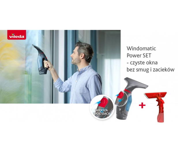 Vileda Myjka do okien Windomatic Power Set - 412687 - zdjęcie 2